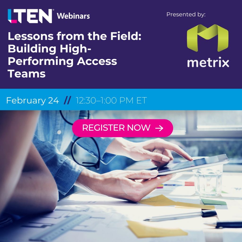 Lessons From the Field Building High-Performance Access Teams